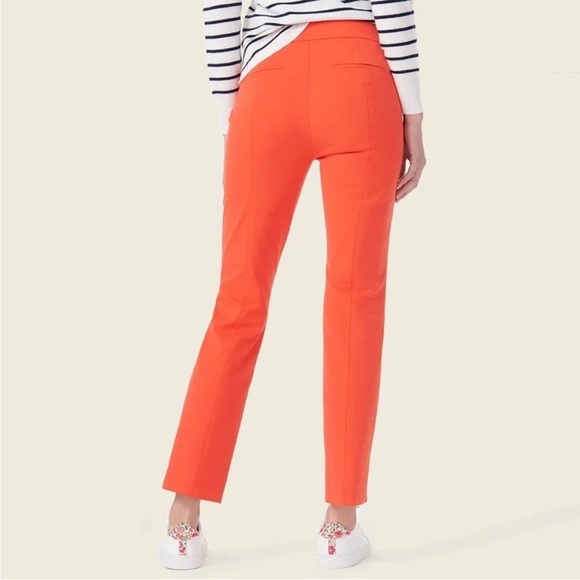 NWT J. Crew New Remi Pant in Bi Stretch Cotton in Grenadine Red - Picture 3 of 10